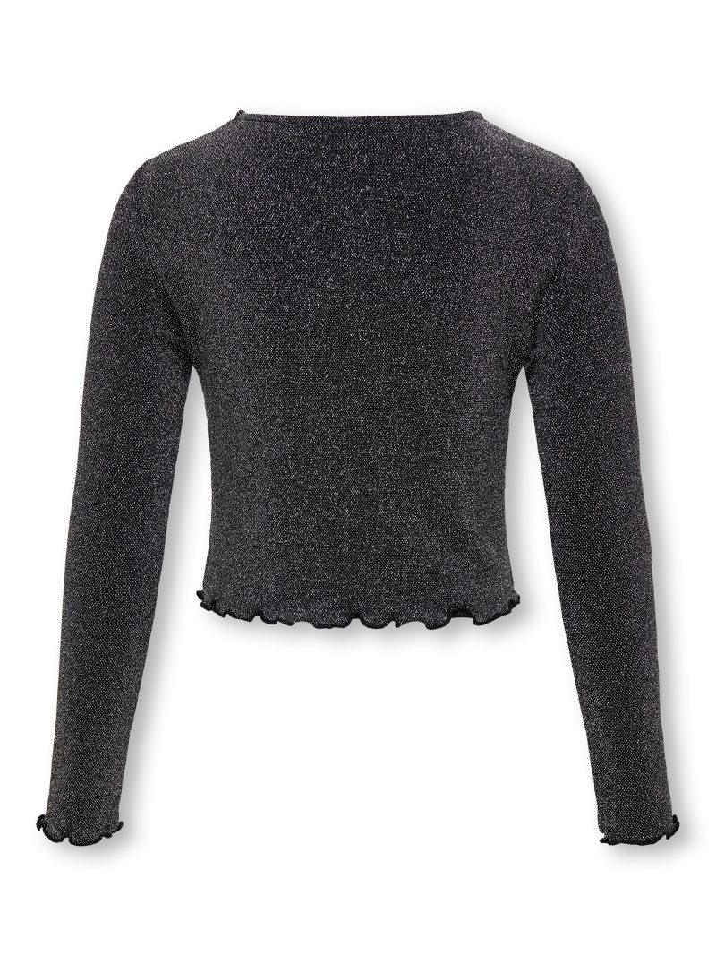 KOGQUEEN L/S GLITTER TOP JRS